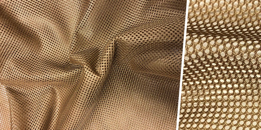 Now in Stock: Coyote Brown Polyester Tricot Mesh
