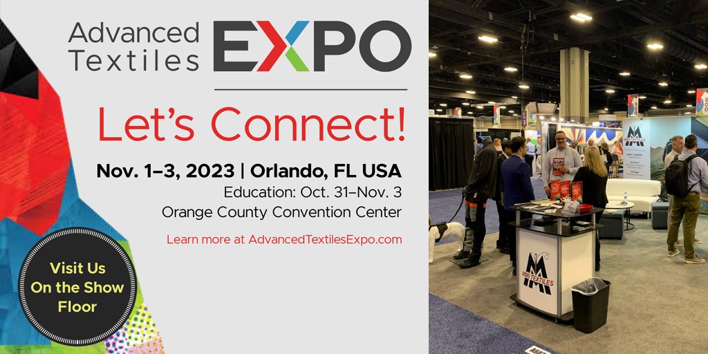 Come See Us at Advanced Textiles Expo 2023!